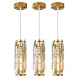 Pendant Lights Modern Gold Light Mini Crystal Chandelier Lighting for Kitchen Island