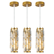 Pendant Lights Modern Gold Light Mini Crystal Chandelier Lighting for Kitchen Island