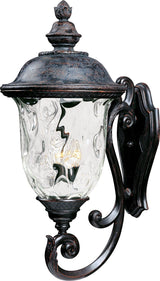 Carriage House VX - Three Light Outdoor Wall Mount Made with Vivex Material