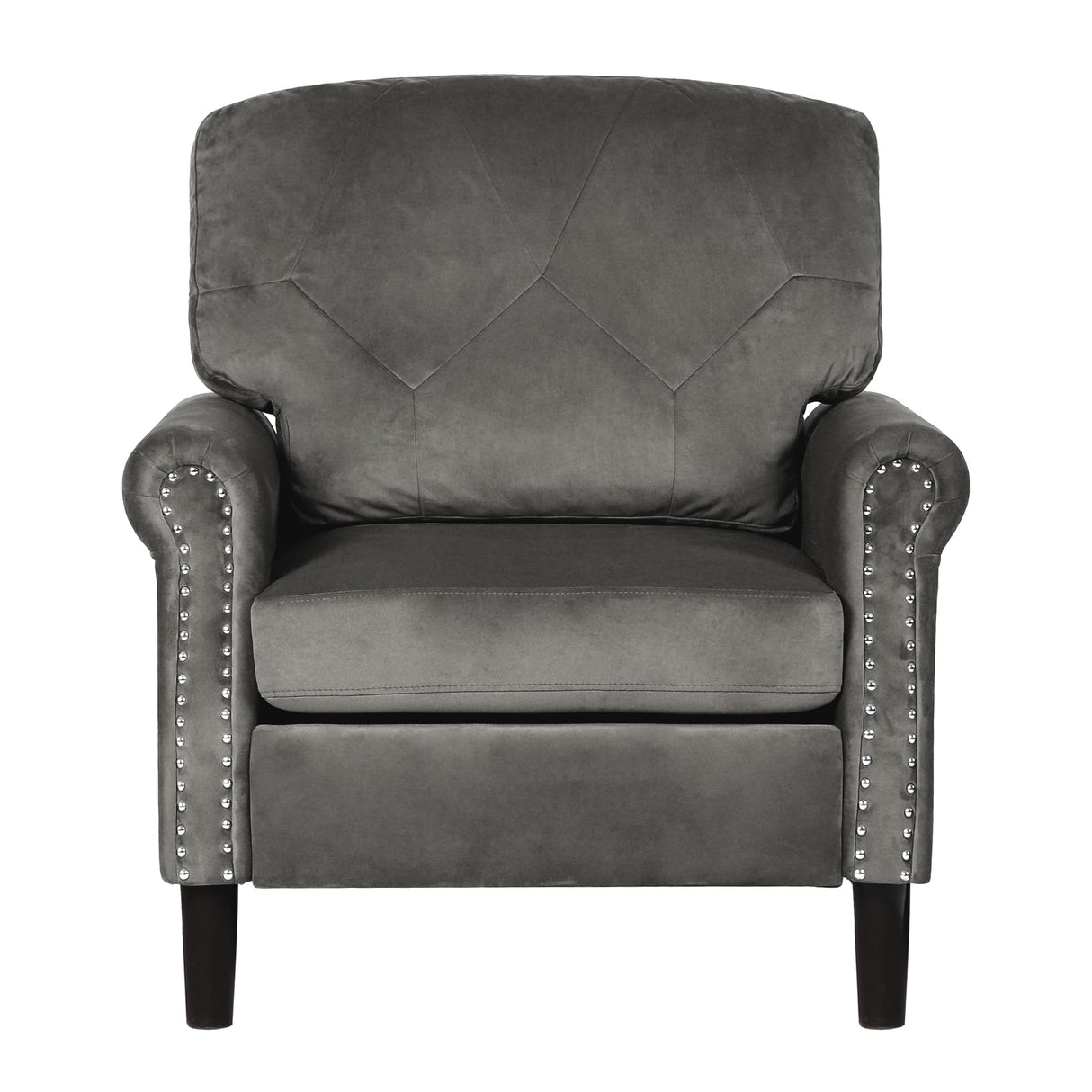 Accent Chair for Living Room, Mid-Century Modern Upholstered Armchair