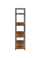 Bookcase Antique Nutmeg and Black 805806