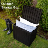 30 Gallon Outdoor Storage Box for Food Deliveries, Patio Tools, Outdoor Cushions & Pillows