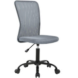 Mesh Computer Small Desk Lumbar Support Modern Executive Adjustable Mid Back