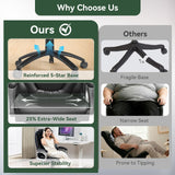 Big and Tall Office Chair 500lbs - Heavy Duty High Back Leather Desk Chair