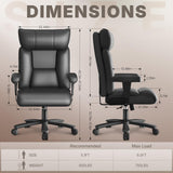 Ergonomic Big and Tall Office Chair - 750lbs Capacity High Back Executive Chair