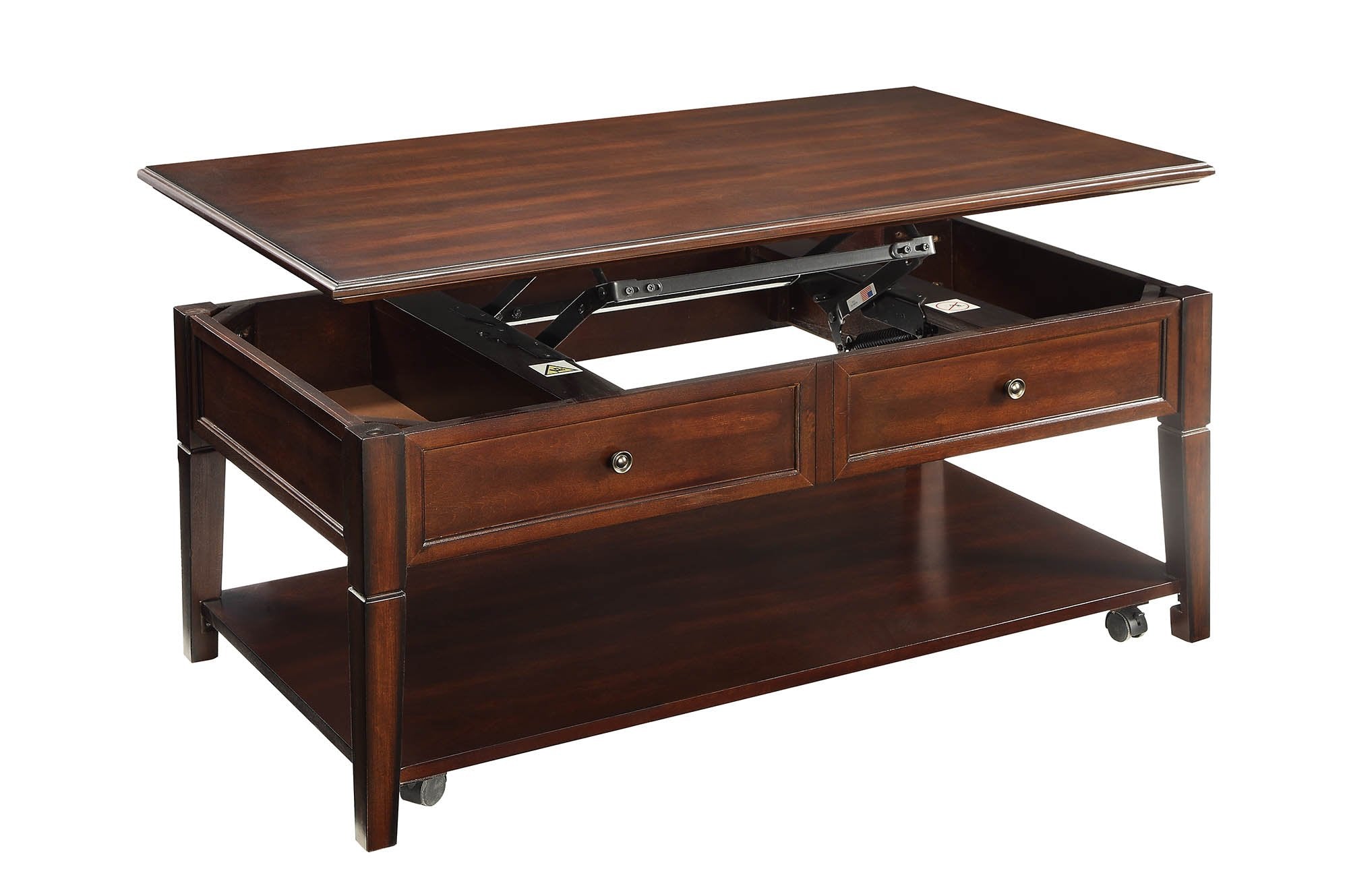 Malachi Coffee Table w/Lift Top - 80254 - Walnut