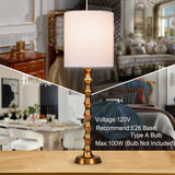 30.5" Buffet Lamps Set of 2 for Living Room, Buffet Lamps for Dining Room, Gold Lamps