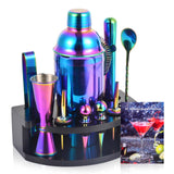 Bartender Kit with Stand, 12-Piece Bar Set | 24oz Cocktail Shaker Set