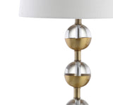 JYL2049A-SET2 Set of 2 Table Lamps Avery 27.5" Crystal LED Table Lamp Contemporary