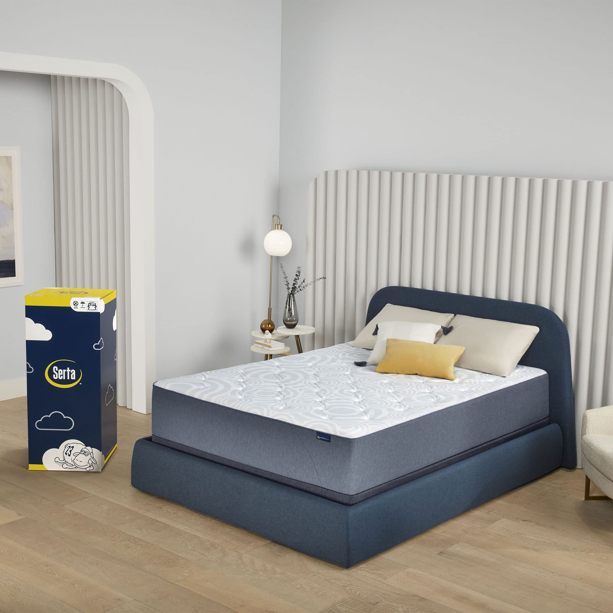 Perfect Sleeper 11 Inch Queen Gel Memory Foam Hybrid Mattress, Medium, USA Built