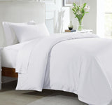 3-Pc 100% Cotton Duvet Cover Set Oversized King, 400 Thread Count Cool Bedding Set