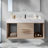 39.4 Inch Bathroom Vanity Sink,Floating Bathroom Vanity,Floating Bathroom Vanity