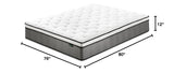 12 Inch True Support Hybrid Mattress [New Version], King, Fiberglass Free,