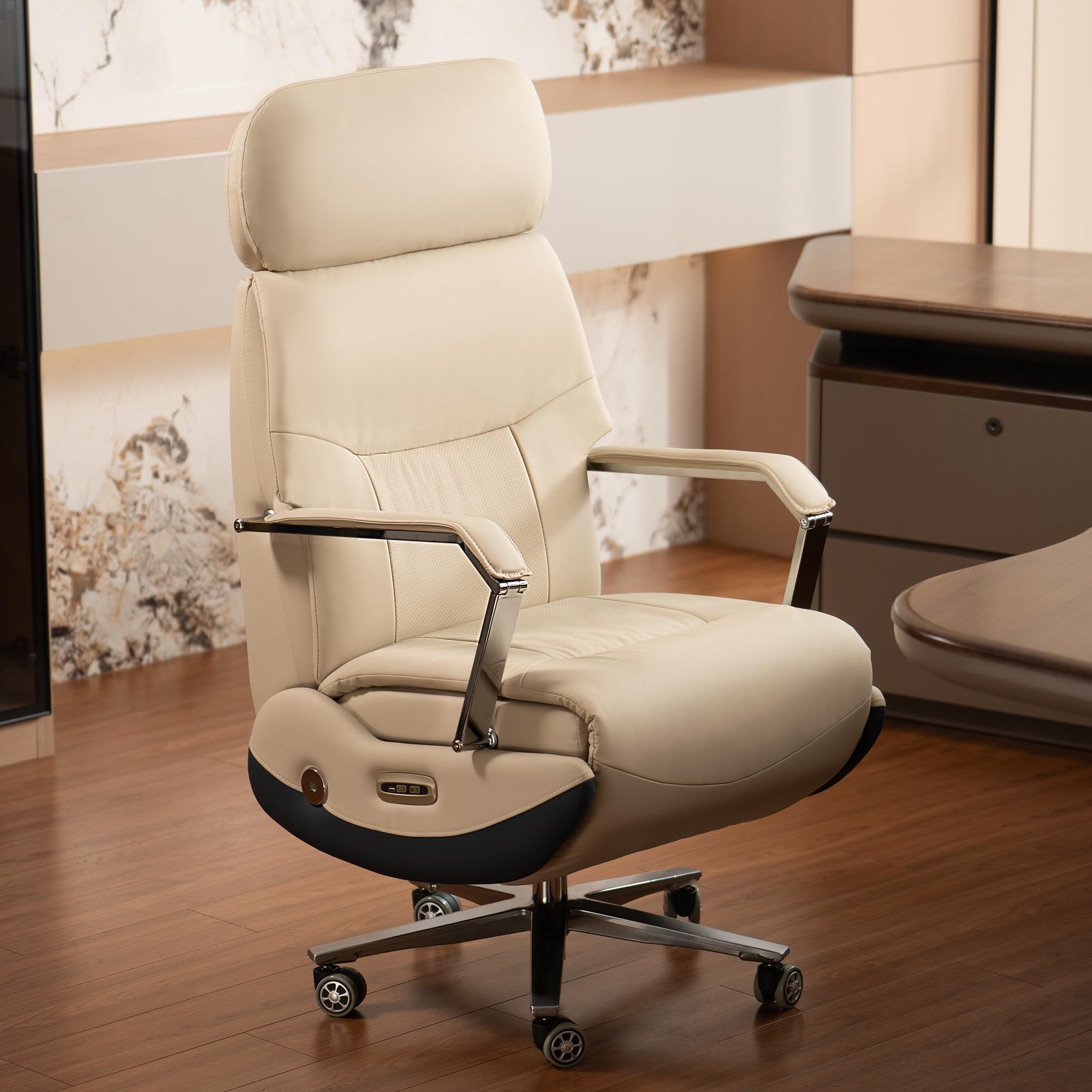 Carlo Ergonomic Power Recliner Chair with Heating & Cooling