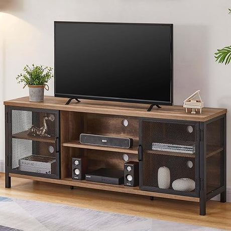 Industrial Entertainment Center for TVs up to 65 Inch