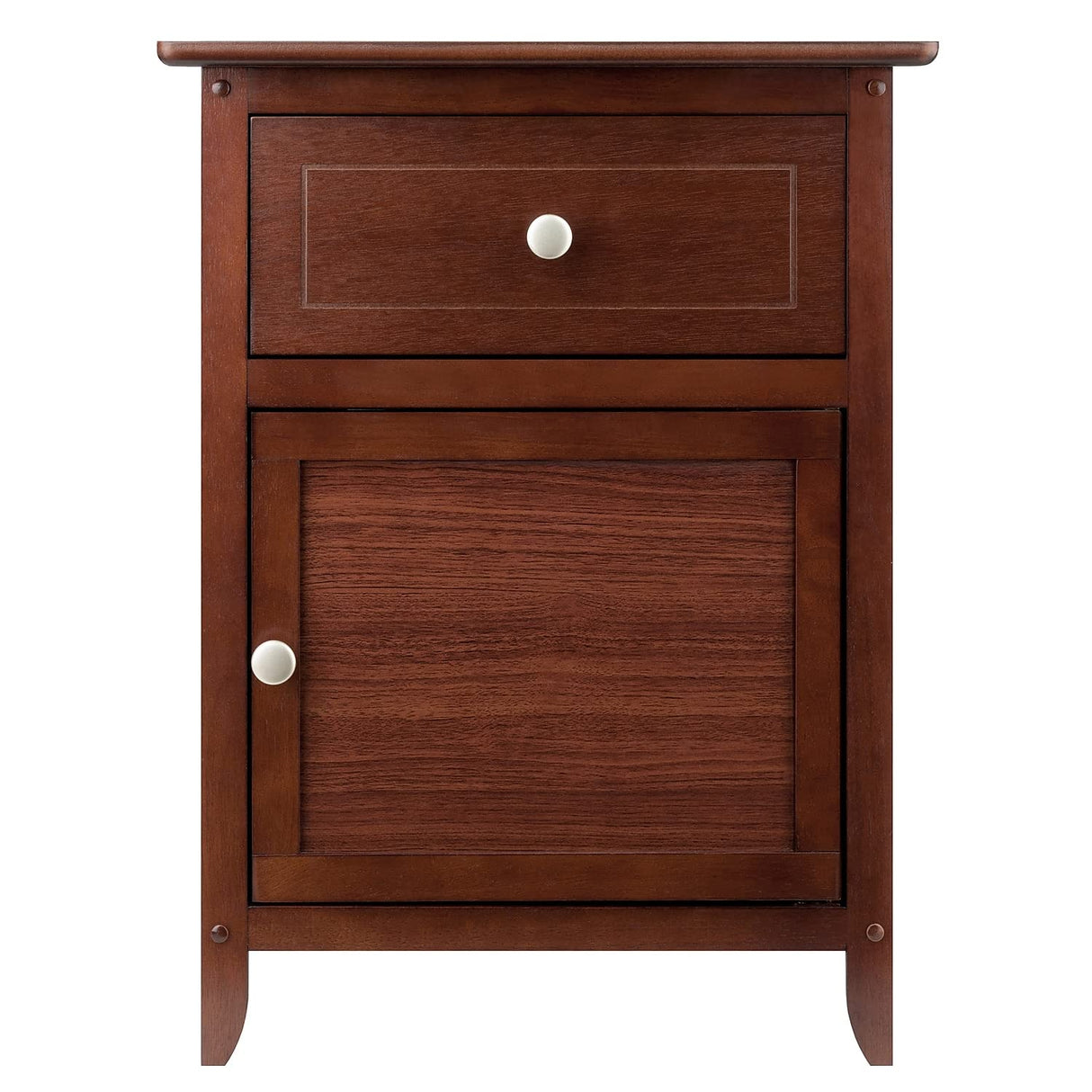 25 x 18.9 x 14.96-Inch Wood Night Stand/Accent Table, Brown (94215)