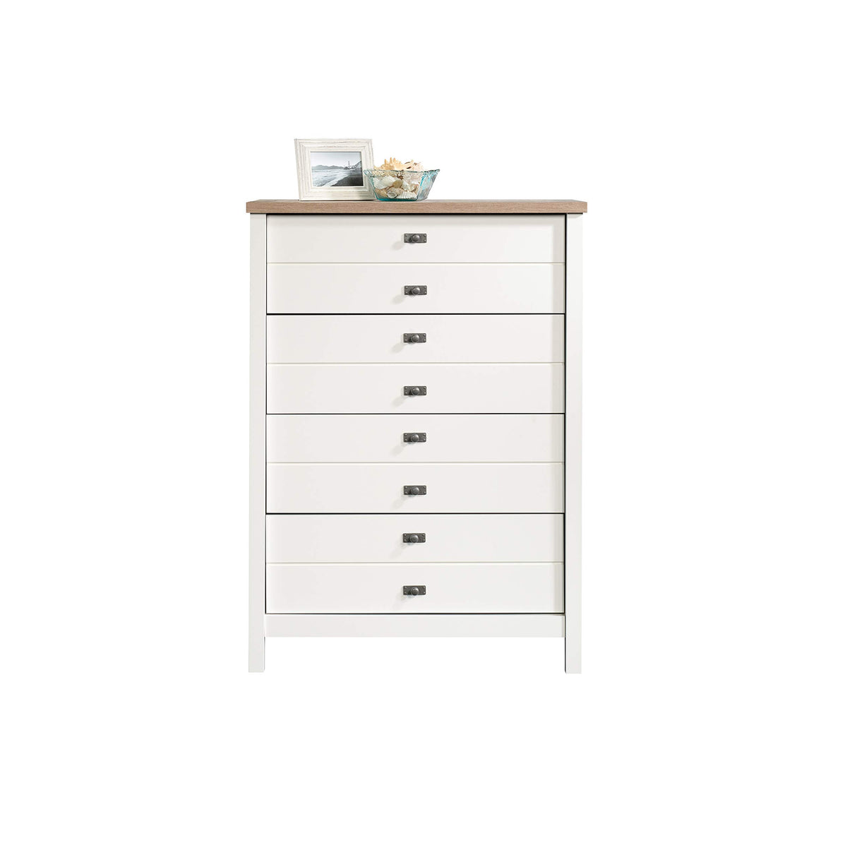 Cottage Road 4-Drawer Chest, Soft White finish,