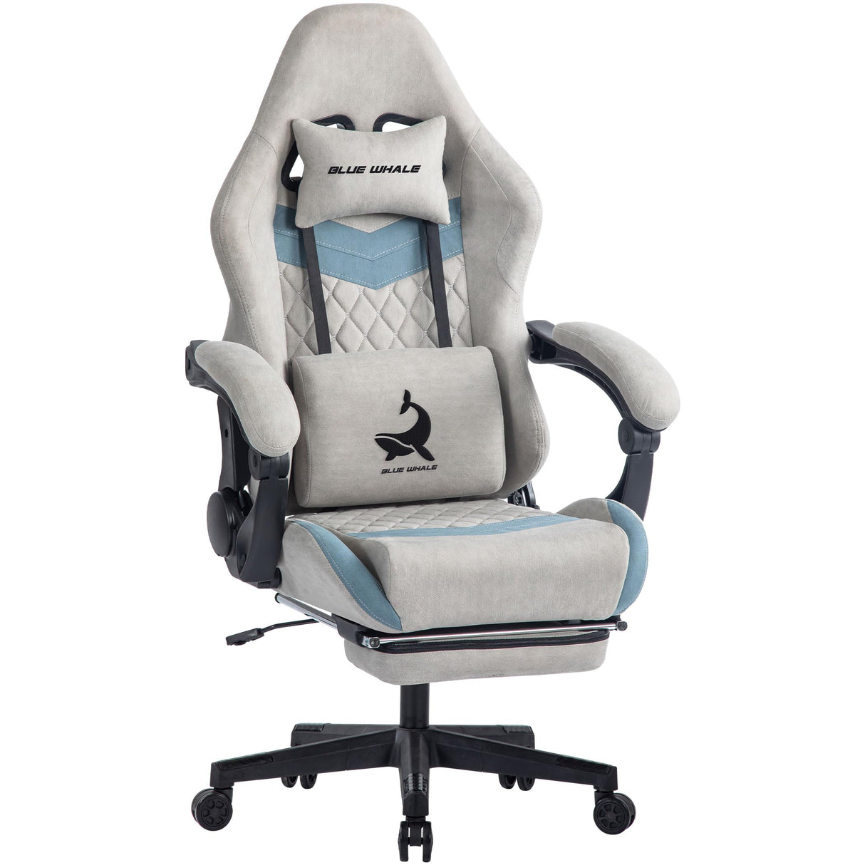 Gaming Chairs for Adults 350lbs Computer Chair with Adjustable Lumbar Support Headrest and Footrest Ergonomic