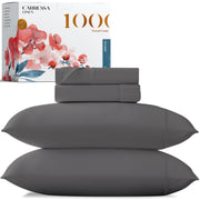 Luxury Egyptian Cotton Sheets King Size - 1000 Thread Count 4 Piece King