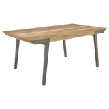 Nogales - Rectangular Wood Dining Table with Acacia Brown Top