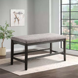 Benjara BM231847 24 x 17 x 54 in. Distressed Wooden Dining Bench