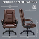 Office Desk Chair, Big and Tall Managerial Executive Chair, High Back Computer Chair,