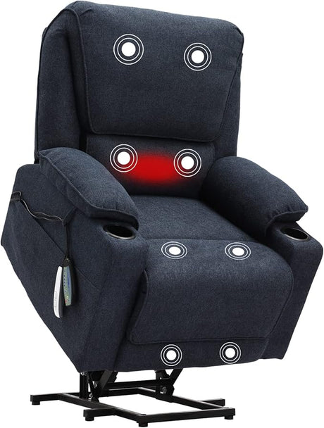 Recliner Chairs for Adults,Power Lift Recliner Chair for Elderly, Lift Chair with Massage