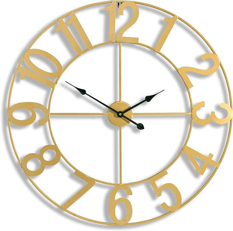 Large Wall Clock for Living Room Decor - Wall Clock for Kitchen - 24 inch (60 CM) Wall Clock Decorative