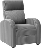 Recliner Chair Adjustable Home Theater Single Recliner Sofa Furniture with Thick Seat Cushion and Backrest