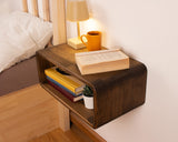 Floating Nightstand Wooden, Bedside Table, Nightstand Shelf, Handmade