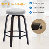 Swivel Bar Stools Set of 2 for Island Kitchen