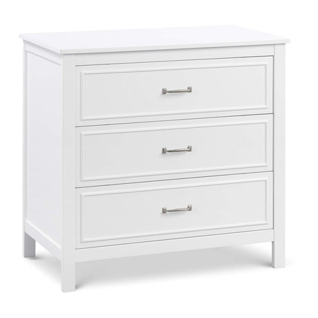 Charlie 3 Drawer Dresser in White