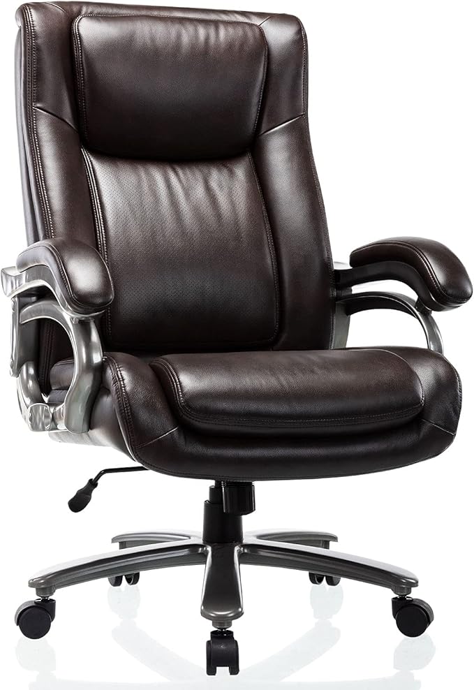 Big & Tall 400lb Office Chair - High Back Executive Computer Chair Heavy Duty Metal