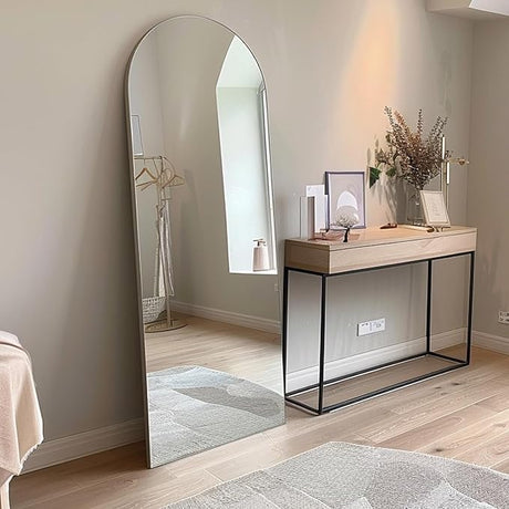 22''x65'' Rectangle Full Length Mirror, Floor Mirror, Standing Mirror, Flannel Wall Mirror