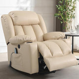 Power Lift Recliner Chairs for Elderly, Breathable Leather Recliner Chair