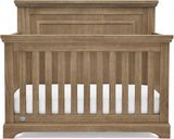 Simmons Kids SlumberTime Paloma 4-in-1 Convertible Crib, Rustic Grey