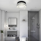 Light, Crystal Ceiling Light LED Chandelier for Bedroom Flush Mount Light Fixture Hallway