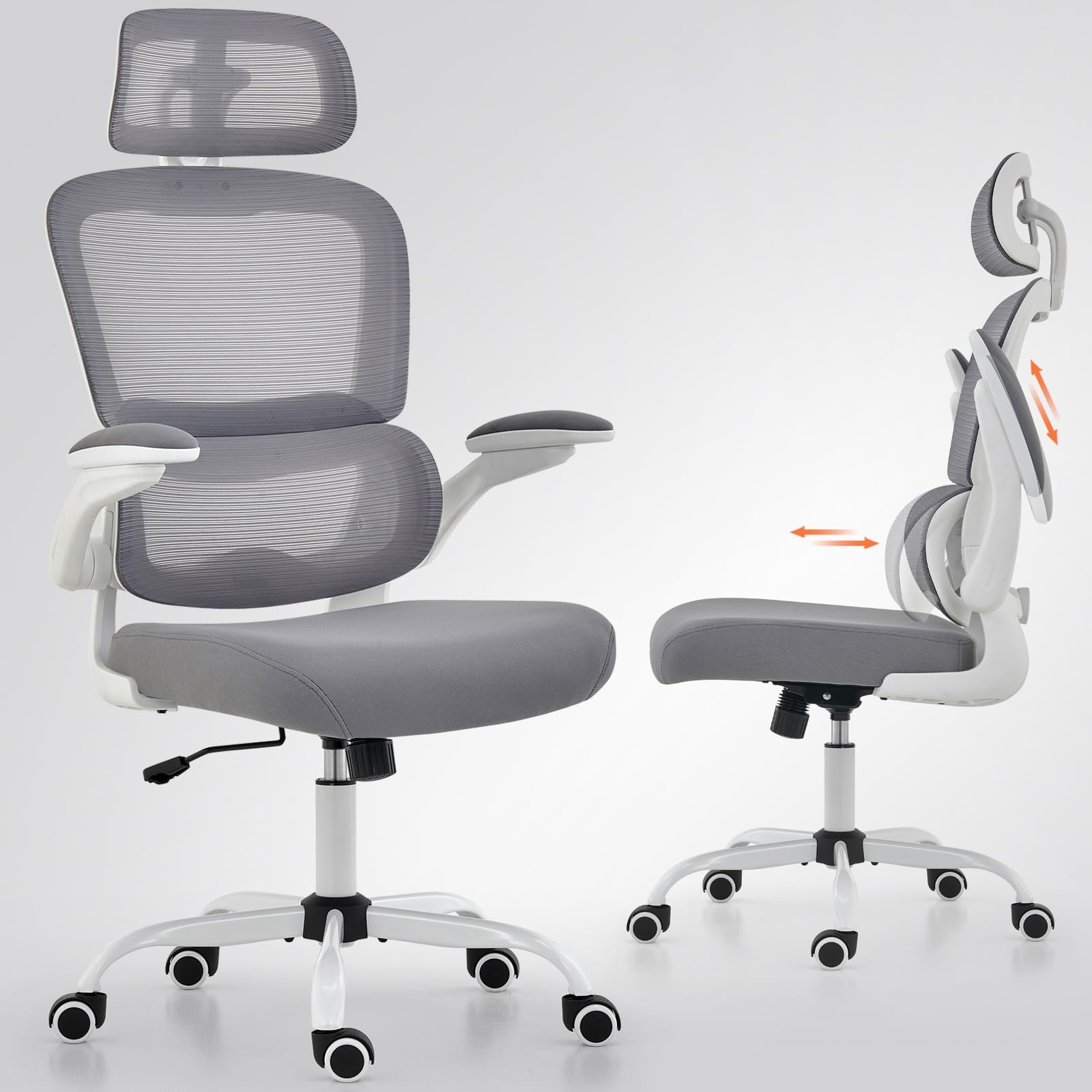Office Chair Ergonomic Desk Chair, 330 LBS Home Mesh Office Desk Chairs
