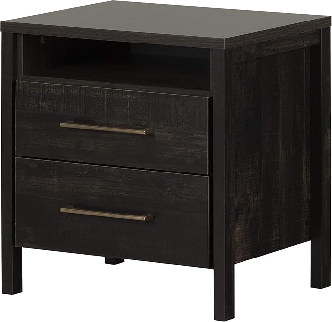 Gravity Nightstand, Rubbed Black