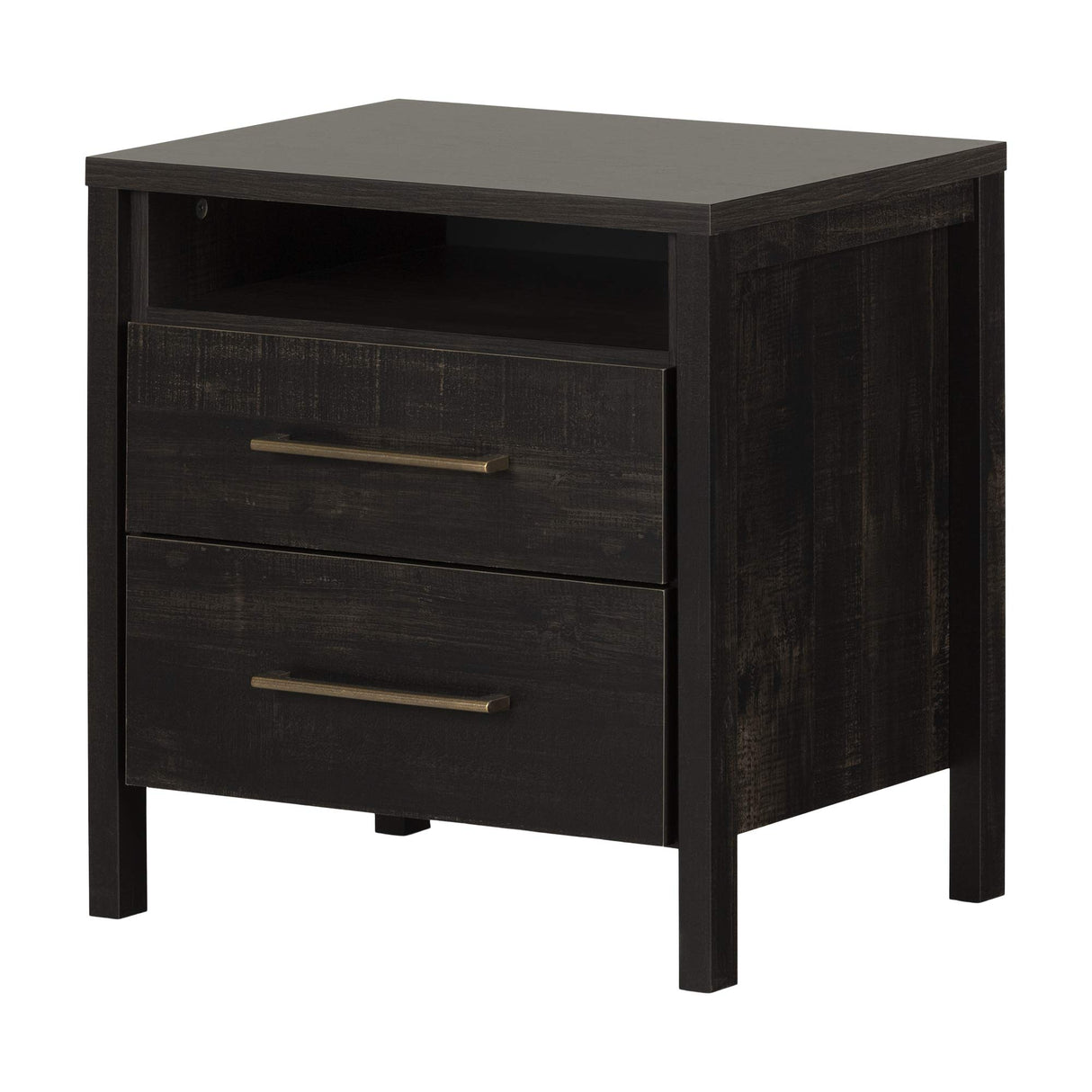 Gravity Nightstand, Rubbed Black