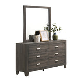 4PC Full Bed + Dresser + Mirror + Nightstand