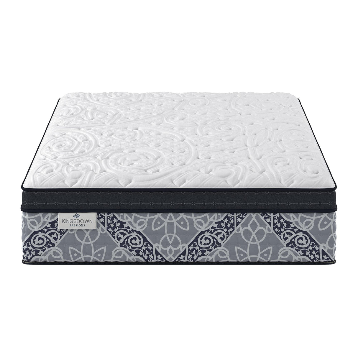 Passions Kelbrooke 16" Plush Euro Pillow Top Hybrid Mattress Twin, Cool Gel Memory