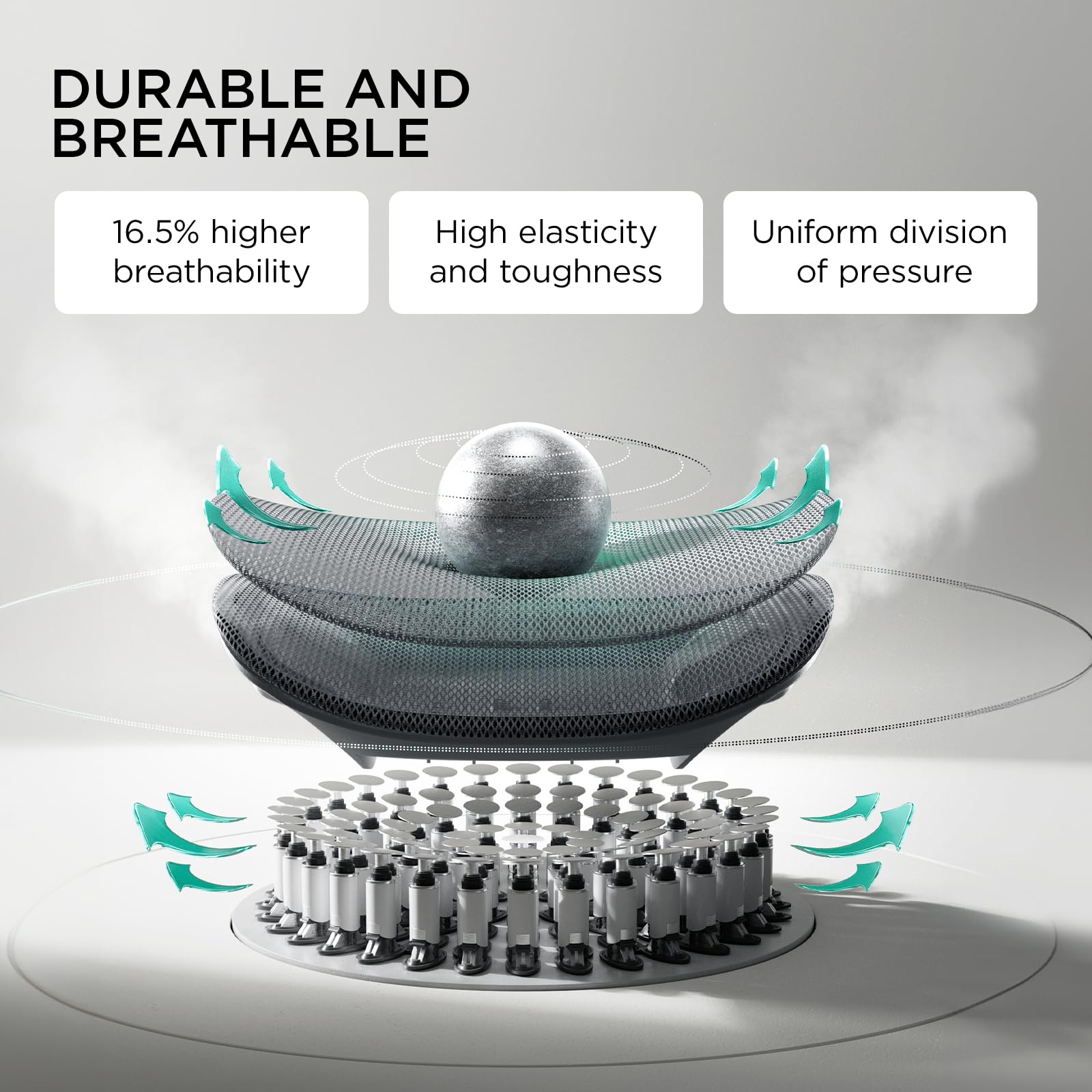 E3 Pro Ergonomic Office Chair - Big & Tall with 3-Zone Lumbar Support