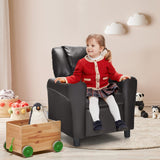 Kids Recliner Chair with Cup Holder, Toddler Furniture Children Armrest Sofa