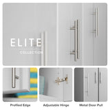 Elite 32" Storage Cabinet, Light Gray Storage Cabinet, Bathroom Cabinet