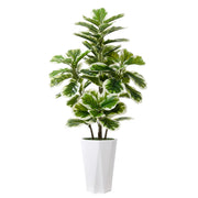 Artificial Fiddle Leaf Fig Plant Indoor 5FT Faux Rubber Tree with