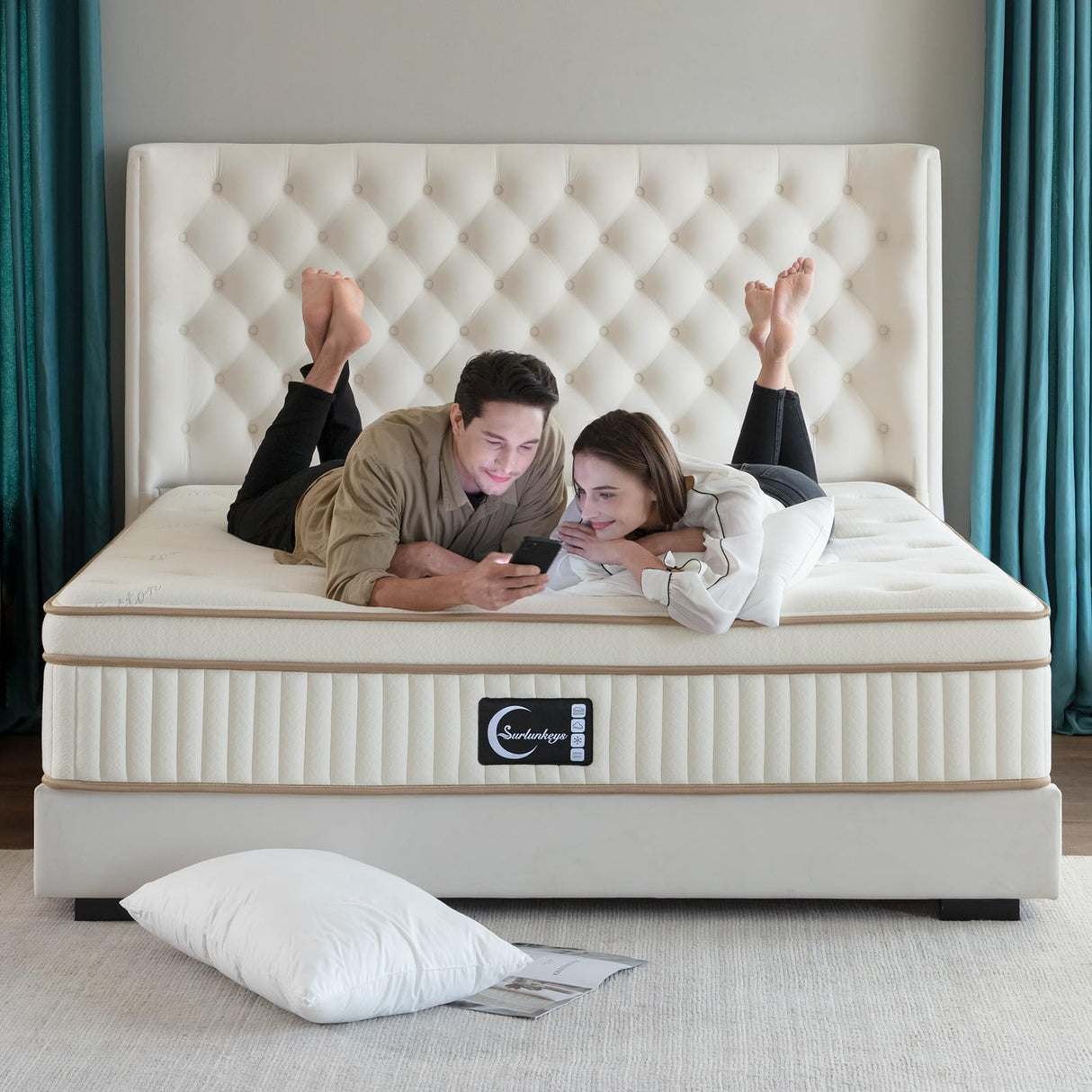 Gel Foam Hybrid Mattress - Euro Top 14 Inch Mattress