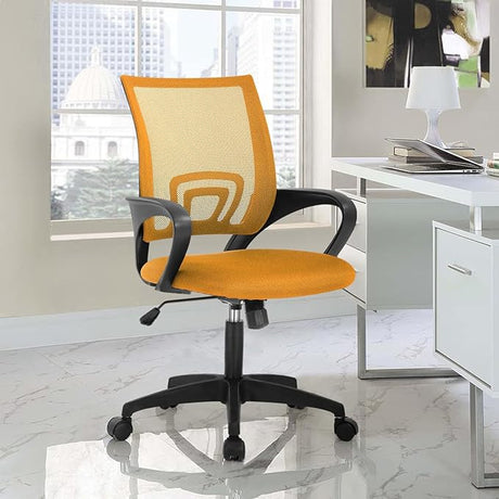 Chair Ergonomic Desk Chair Mid-Back Mesh Computer Chair with Lumbar Support Executive Task Chair