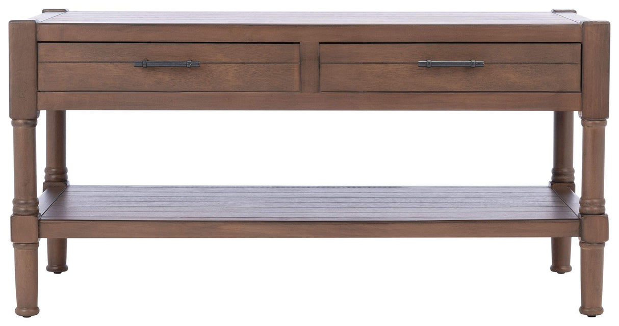 Collection Filbert Brown 2-Drawer Bottom Shelf Coffee Table COF5703C