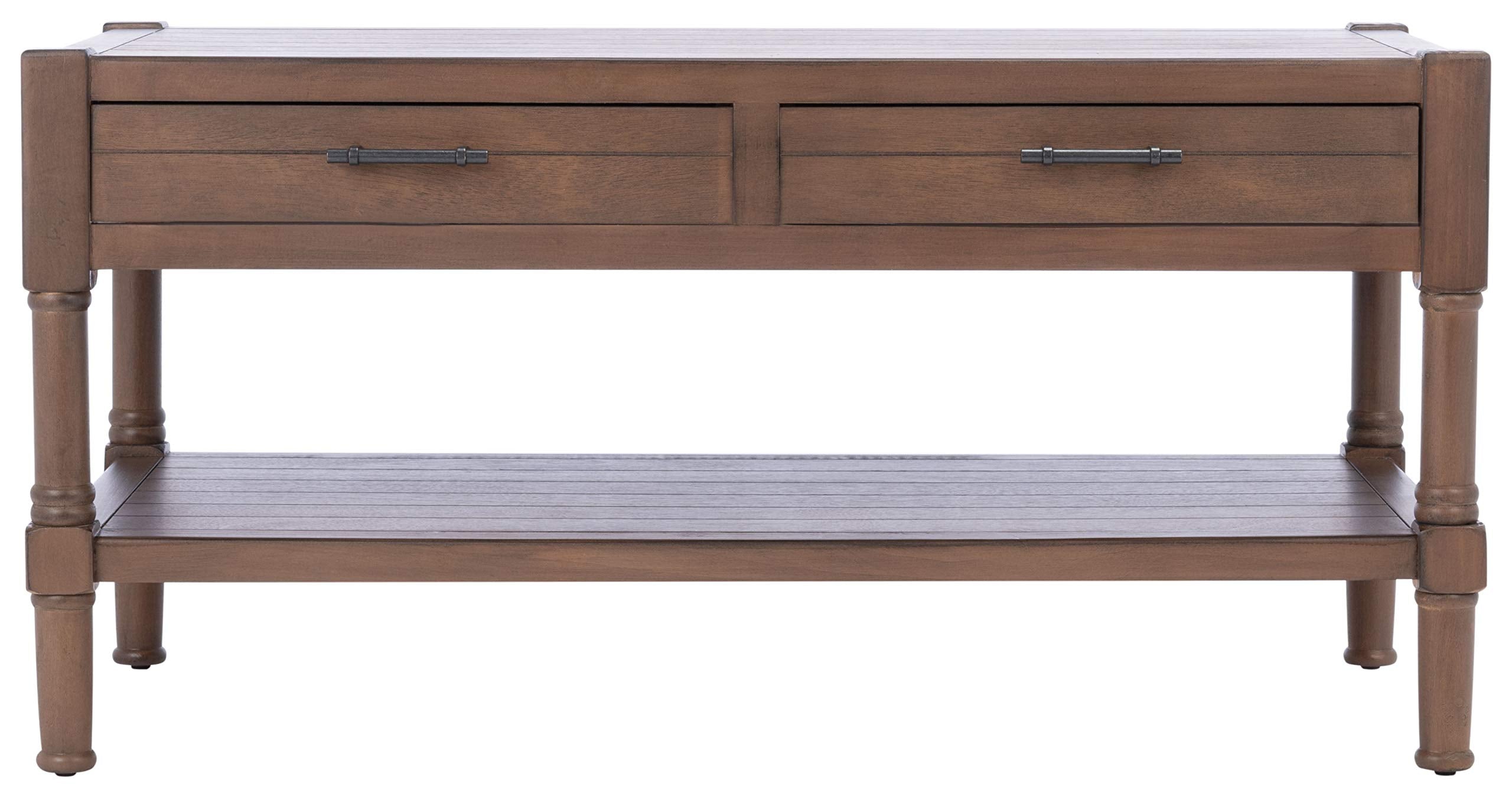 Collection Filbert Brown 2-Drawer Bottom Shelf Coffee Table COF5703C